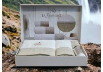 Подарочный набор полотенец La Maison с парфюмом - Olivia (Turkey), 3 штуки